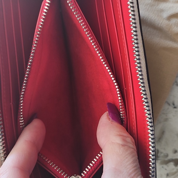 Christian Louboutin Panettone Gray Embellished Long Wallet Full Inclusion - Picture 7 of 14